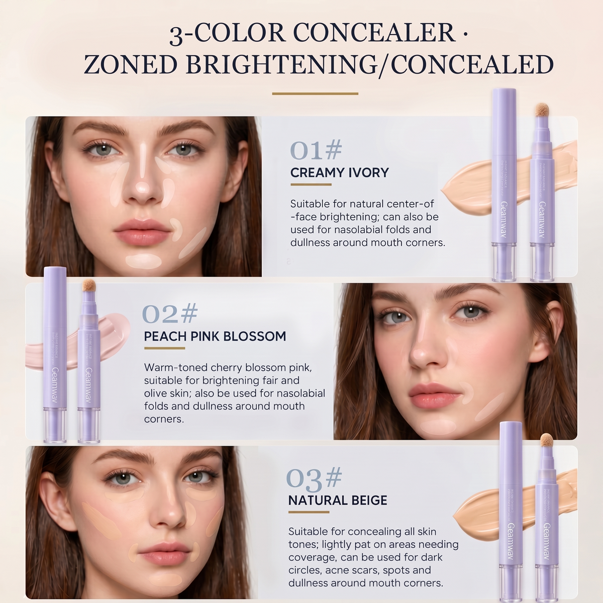 LAST DAY — BUY 1 GET 1 FREE  Concealer Pen – Brightening, Correcting & Long-Lasting Coverage