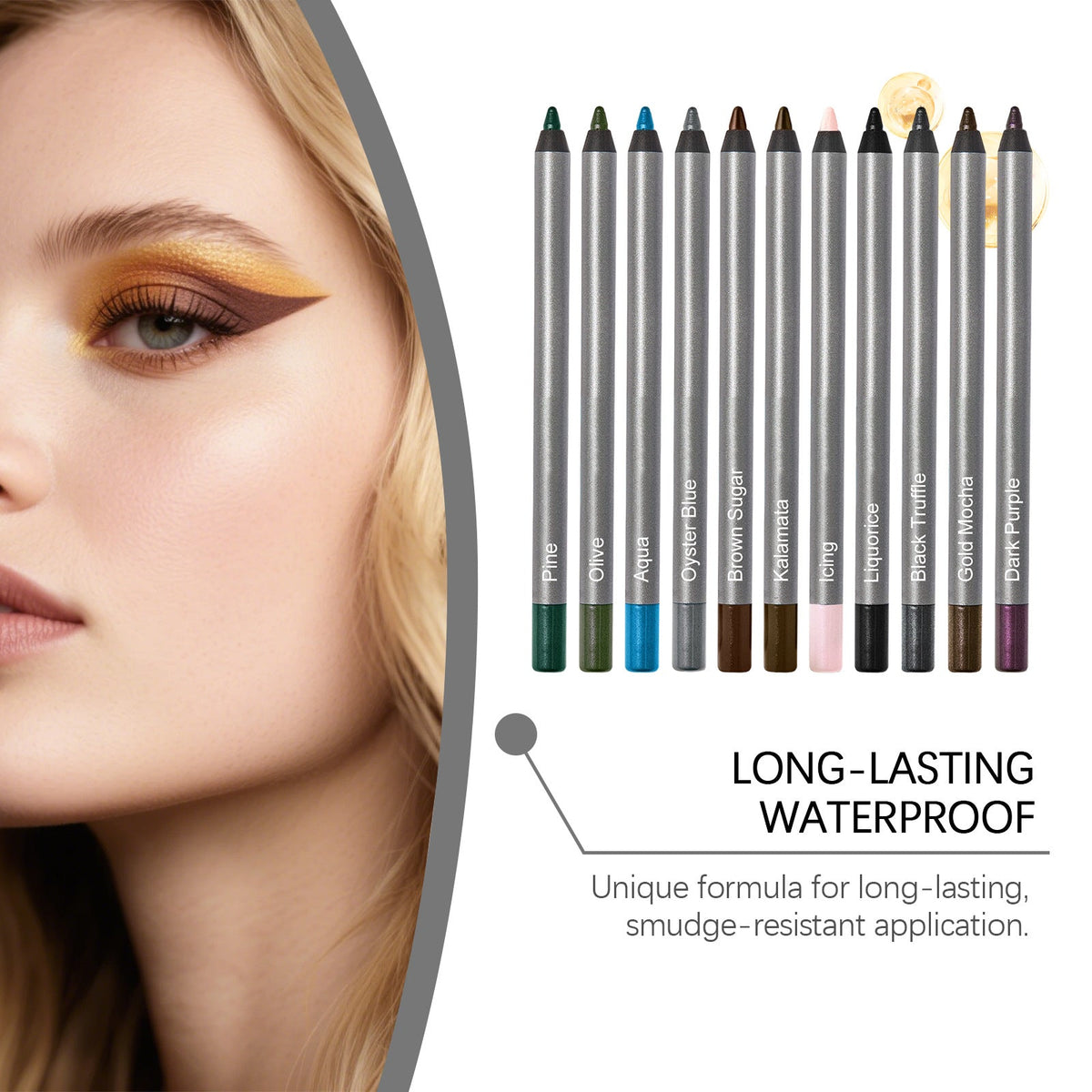 Longwear Eyeliner Lightweight Lipliner Makeup Color Cosmetic
